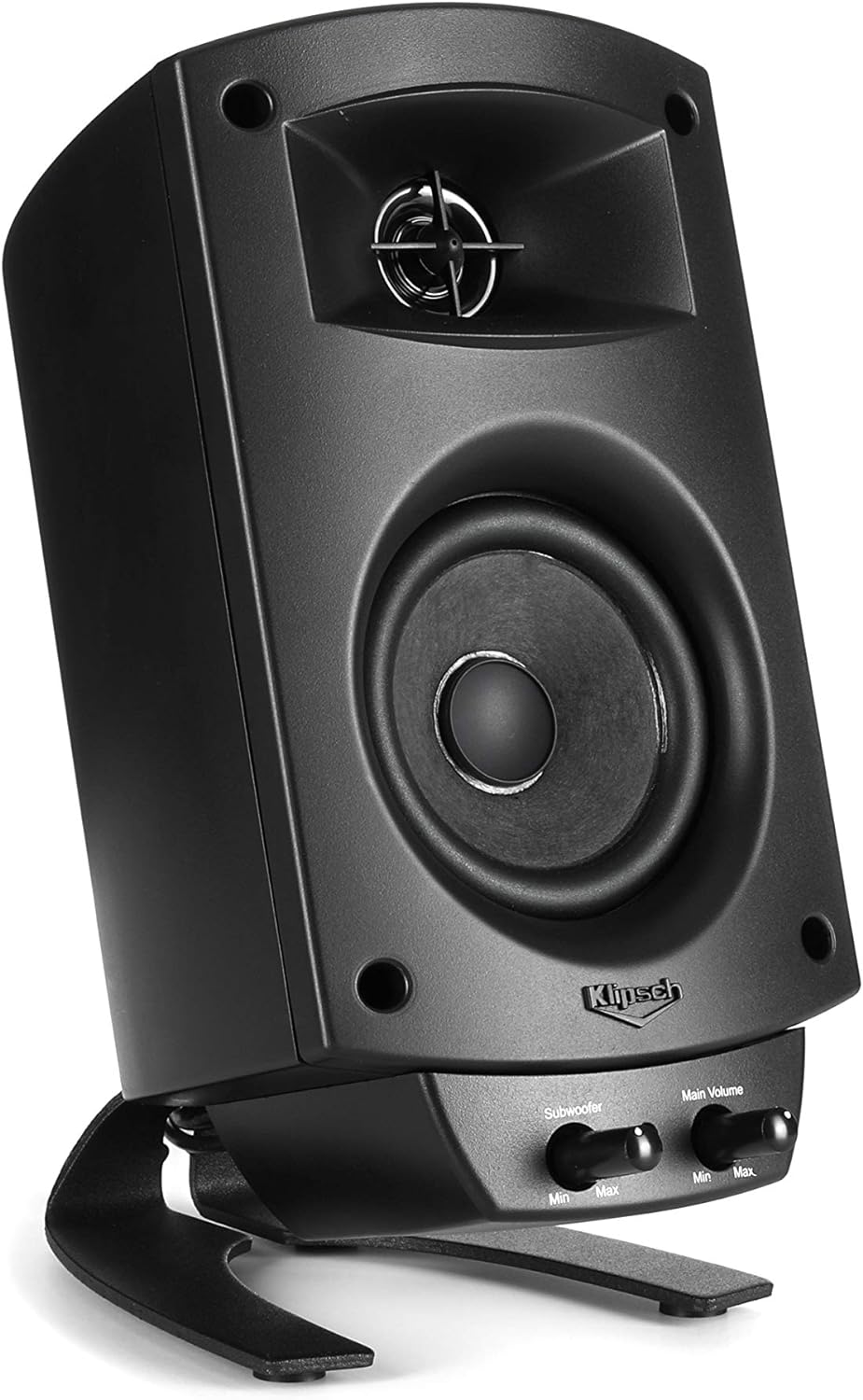 This Klipsch speaker system delivers incredible THX-certified sound for gaming, movies, or music, with powerful bass and clear, controlled audio.