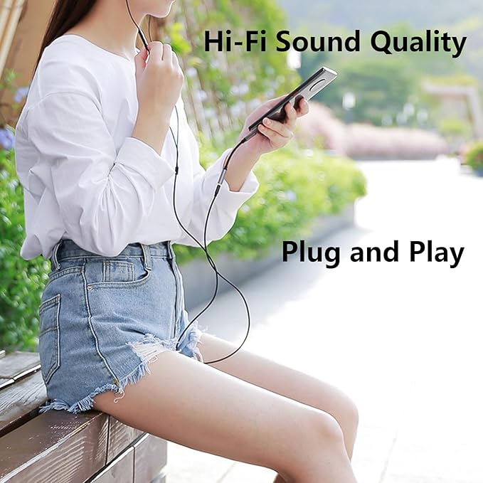 USB Type C to 3.5mm Female Headphone Jack Adapter, 1-Pack USB-C to Aux Audio Dongle Cable Compatible with iPhone 16 15 Pro Max, iPad Pro, Samsung Galaxy S25 S24 S23 S22 S21 S20, Pixel 9 8 7