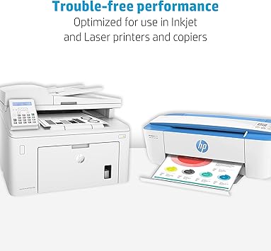 HP Printer Paper 8.5 x 11 Paper Copy Print 20 lb 1 Ream Case - 500 Sheets 92 Bright Made in USA - FSC Certified 200060