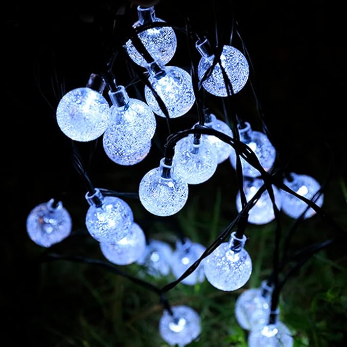 Outdoor Solar String Lights, Waterproof Solar String Lights Enhance Your Outdoor Space with Decorative Solar String Lights(White)
