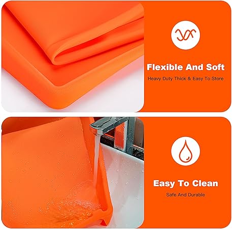 NancyL Griddle Mat Silicone Protective Cover, Full-Edge 28" Grill Cover Blackstone Accessories for Blackstone 28 Inch Griddle, Heavy Duty Food Grade BBQ Grill