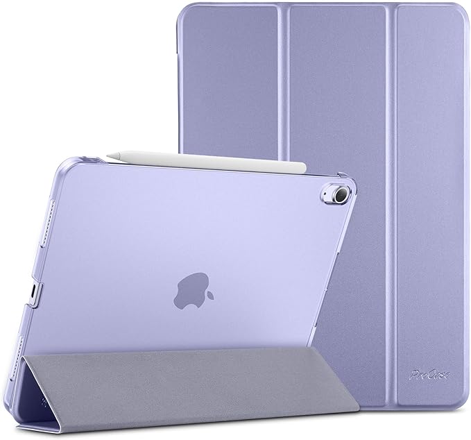 ProCase Smart Case for iPad Air 11-inch M3 M2 2025 202410.9 Air 5th 4th Generation 2022 2020, Protective Cover for Air 5 4 -Purple