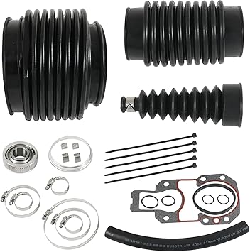 Transom Seal Bellows Kit 803099T1 replacement for Mercruiser Sterndrive Alpha One Gen 2 1991 and up Stern Drives with Exhaust Bellows Seal Gimbal Bearing Marine Outboard Boat Sierra 18-8206