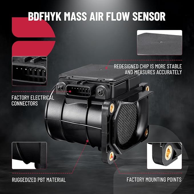 BDFHYK Mass Air Flow Sensor Meter MAF MD336501 7460013 Compatible for Chrysler Mitsubishi Dodge