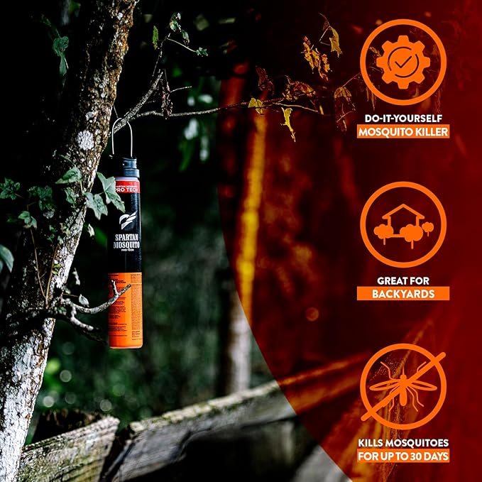 Spartan Mosquito Pro Tech - 1 Acre Pack 4 Tubes (2 Boxes) 100 American Made