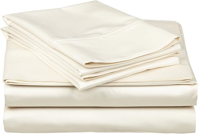 Impressions 100 Egyptian cotton 4-piece sheet set with 300 thread count deep adjustment, soft and smooth