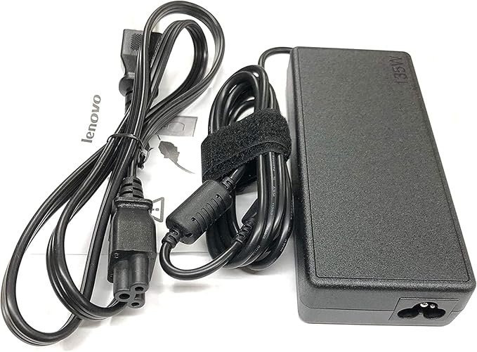 New Genuine Laptop Charger 135W 20V 6.75A Slim Tip ADL135NDC3A (888015027) AC Adapter Power Supply,Black 3 Prong Power Cord forLenovo G510 G5005 Y50-70 Y50P-70 Y520-15 Y700-14 Y700-17 Y70-70 ideapad