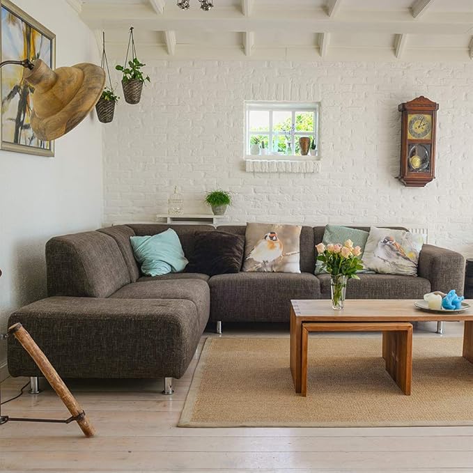 LazyMe Universal Sectional Sofa Interlocking Sofa Connector Bracket with Hardware- 2 Sets, 4 Piece