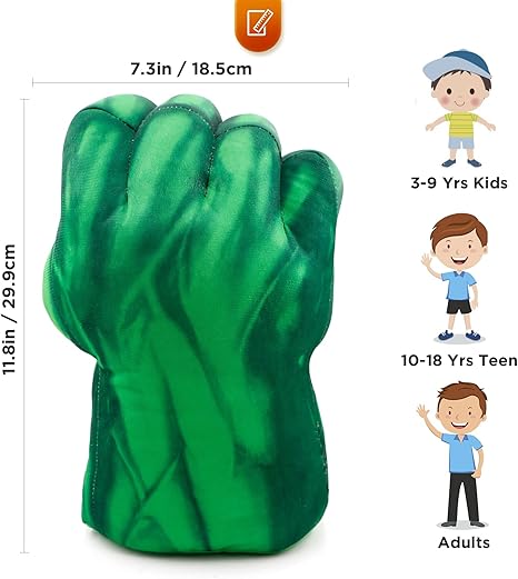 Kids Superhero Gloves,Superhero Hands Kids Soft Plush Cosplay for Boy Girl Christmas Halloween Birthday Gift