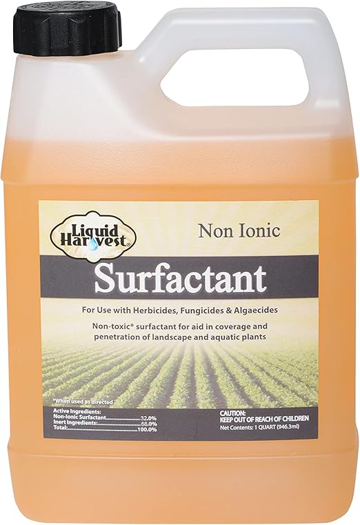 Concentrated Surfactant for Herbicides Non-Ionic 32oz, Increase Product Coverage, Increase Product Penetration, Increase Product Effectiveness