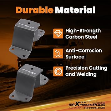 maXpeedingrods 2 Rear Drop Hanger for Chevy SilveradoGMC Sierra 1500 1988-1998, C1500 Lowering Kit 2WD