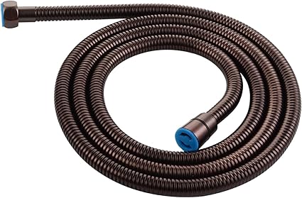 Angle Simple Handheld Shower Hose Replacement, Stainless Steel Flexible Shower Head Hose Extra Long, 79 Inches, Oil Rubbed Bronze