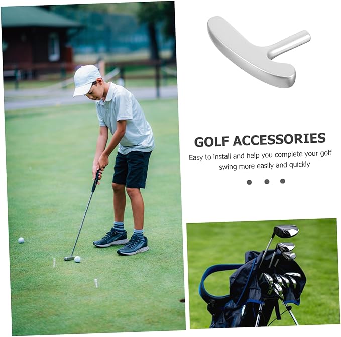 Garneck Golfing Clubs Head Replacement Dual Side Putter Head for Versatile Performance Easy Installation Compatible with Various Putter Shafts Durable Golfing Tool