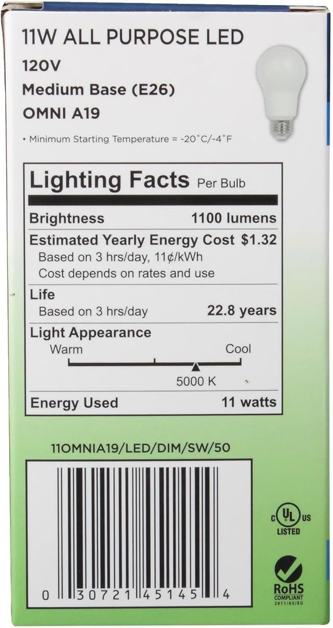 Westinghouse 4514500 Light Bulb, Single Pack