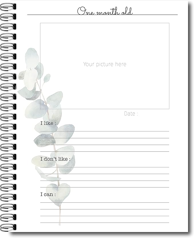 My Baby book, memories book, baby journal (Sloth), Baby First Year Memory Book, Keepsake Milestone Baby Book For Boys Or Girls