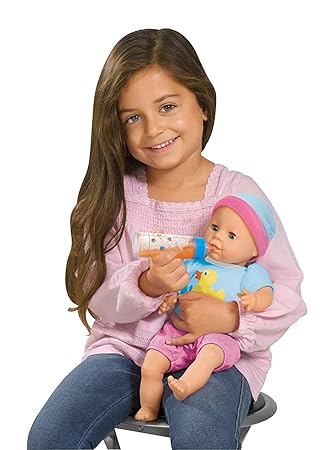 Magic Disappearing Milk and Juice Bottle with Pacifier,6 Pieces Pretend Play Feeding Toy Set with Package, Baby Doll Accessories for Girl