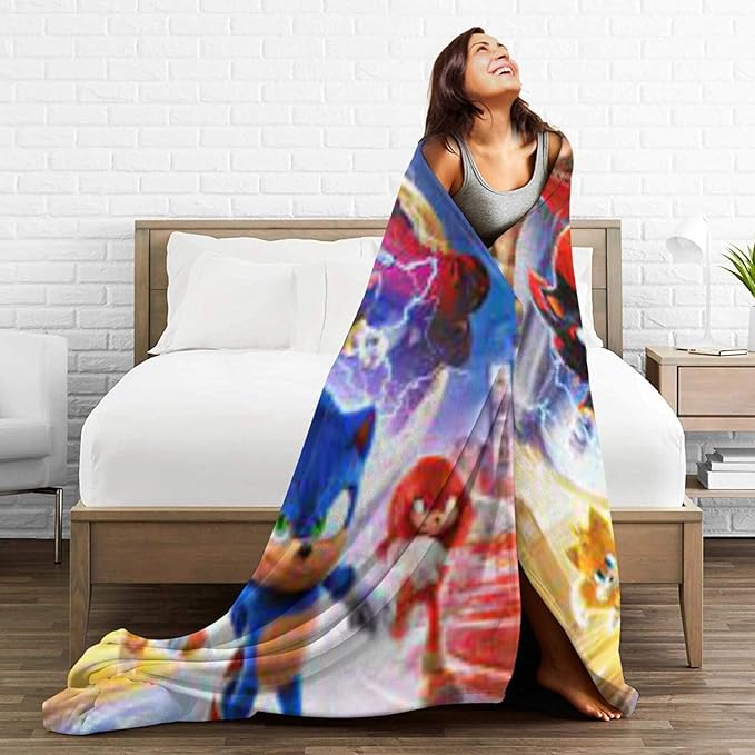 Ultra-Soft Micro Fleece Blanket Fashion Print All Season Couch Sofa Warm Bed Throw Blanket 50"X40"