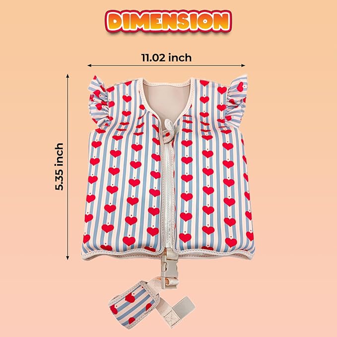 Swim Vest for Kids,Premium Kids Swim Vest Life Jacket for 22-66 Pounds Boys and Girls,Toddler floaties, and Buoyancy Swimming Aid for 2,3,4,5,6,7 Years Old Baby