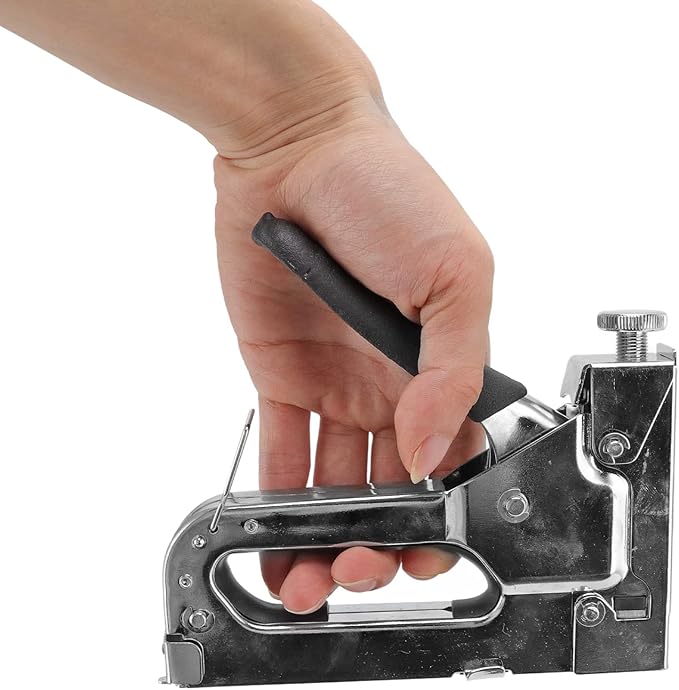Manual Nail Guns Fast Nailing Heavy Duty Staple Gun for Furniture Leather Wooden Cases