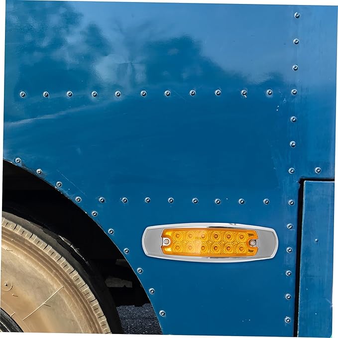 Led Trailer Turn Signals Stylish Electroplating Multi-functional for Trucks Cars
