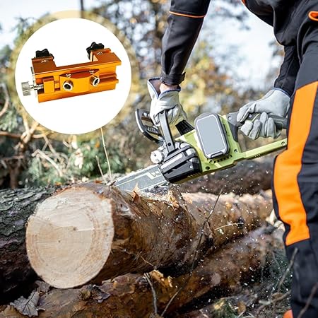 Chain Saw Sharpen Tool Portable Hand Crank Chainsaw Blade Sharpener Aluminium Alloy Precision Polishing for Repairing Chainsaw
