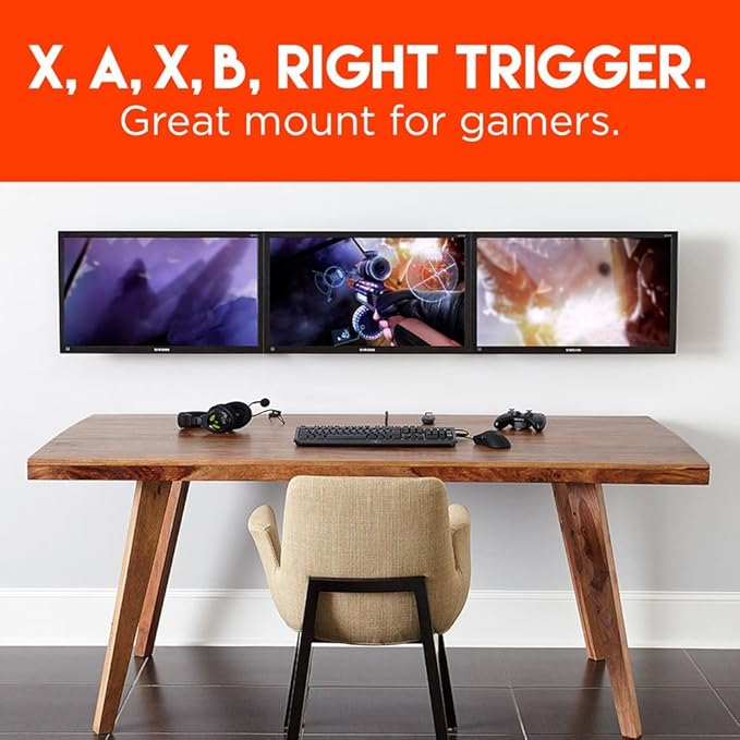 ECHOGEAR Full Motion Articulating TV Wall Mount Bracket for Most 15-39 inch TVs Computer Monitors Featuring 10.5" of Extension, 90o of Swivel, 16o of Tilt - EGSF1-BK