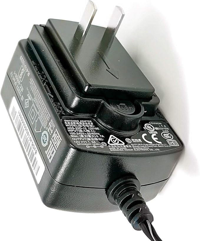 12V 1.5A ADS-25D-12 12018E Honor Electronic AC Adapter Power Supply Switching Adapter wUS UK AU EU KR JP Plugs for Seagate WD Samsung External Hard Drive