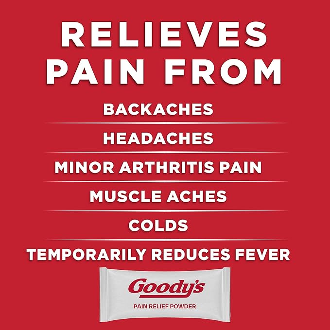 Goody's Back and Body Pain Relief Powder, 24 ct (Pack of 1)