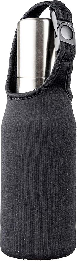 Strova Beer Bottle Insulator - Stainless-Steel Insulated Bottle Holder w/Double-Walled Insulation - Beer Cooler Keeps Drinks Colder, Longer (Includes Carry Bag)