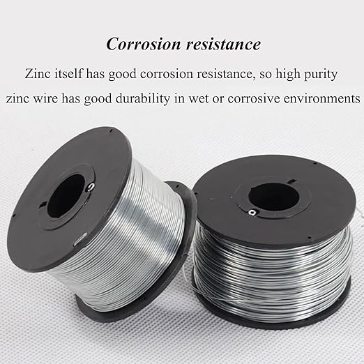 Diameter 1mm,SHOUCAN High Purity Zinc Wire, 99.99% Pure Zinc Metal Wire Diameter 0.3-1Mm, Length 3M for Science Project Experiment Lab Research
