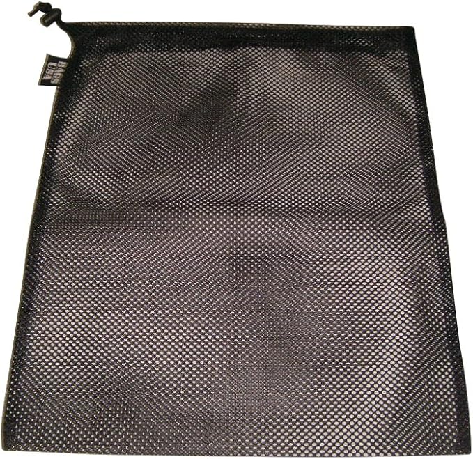 Laundry Bag Drawstring Mesh with Cord lock, Great for washing socks, underwear, lingerie, panties hose and bra. black Made In USA.