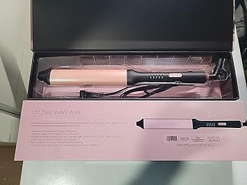 Savvy 1.25 Oval Wave Wand, Pink