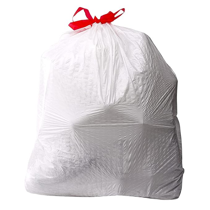 Basics Flextra Tall Kitchen Drawstring Trash Bags, Fresh Scent, 13 Gallon, 120 Count