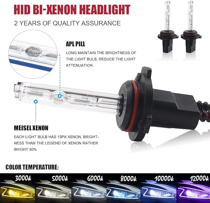 XenTec H1 6000K HID Xenon Bulb (1 Pair, Ultra White color)