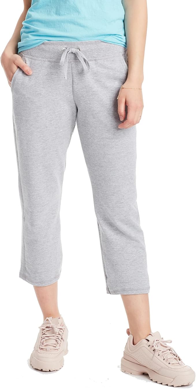 Hanes Women's Sweatpants, French Terry Capris, Women's Capri Joggers