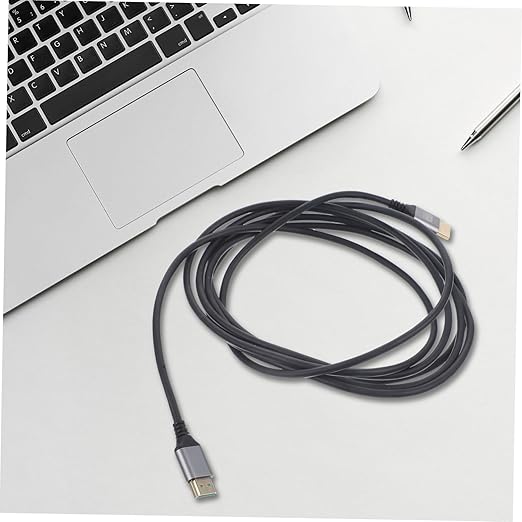 Abaodam Tv Accessory Extensions Cord Extension Cord K Video Cable Male to Male Video Cord High Speed 2.1 Cable Video Wire Long Video Cable Video Cables Monitor Connector Television Pvc