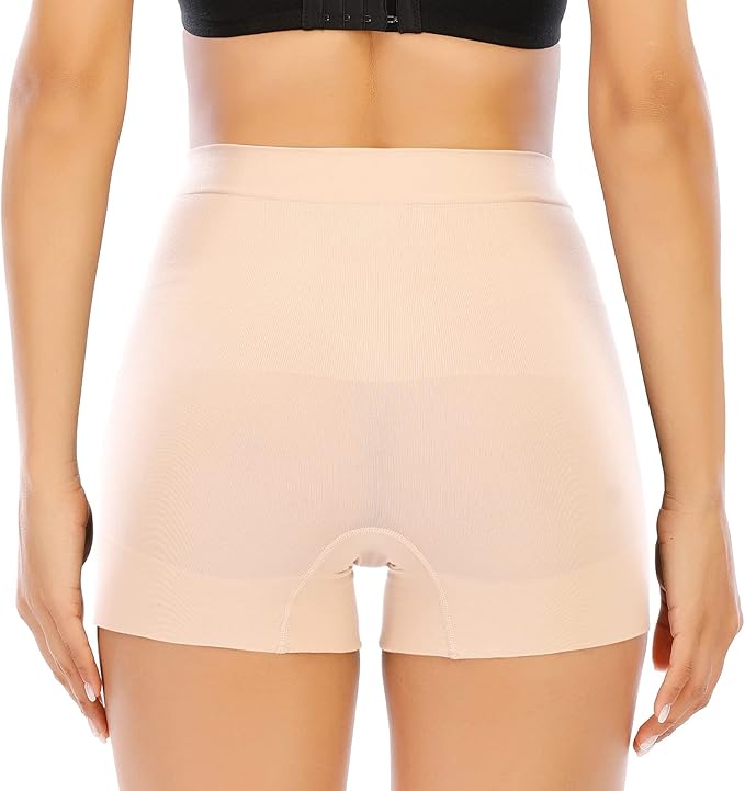 Seamless Shaping Boyshorts Panties for Women Slip Shorts Under Dress Shapewear Shorts Tummy Control Underwear