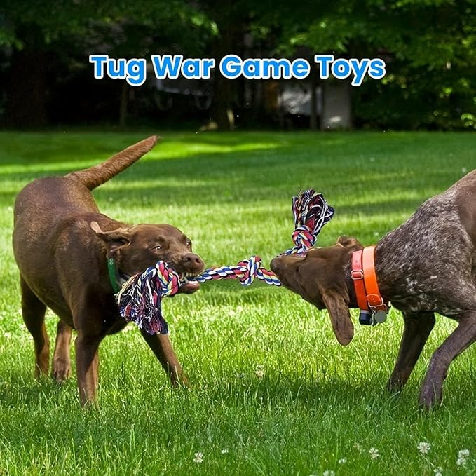 Dog Toys Indestructible Durable Dog Chew Toys Tug of War Interactive Toys Suitable for Medium and Large Dogs Supplies(5,1)