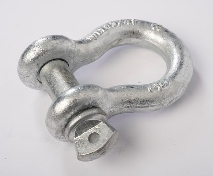 Alfa Wheels Bow Shackle for Tow Strap Hooks by 34 Alloy Steel Heavy Duty Shackles with Clevis and Anchor Screw Pins - a Must Have Accessory for Off-Road, Towing and Vehicle Recovery and Sailing