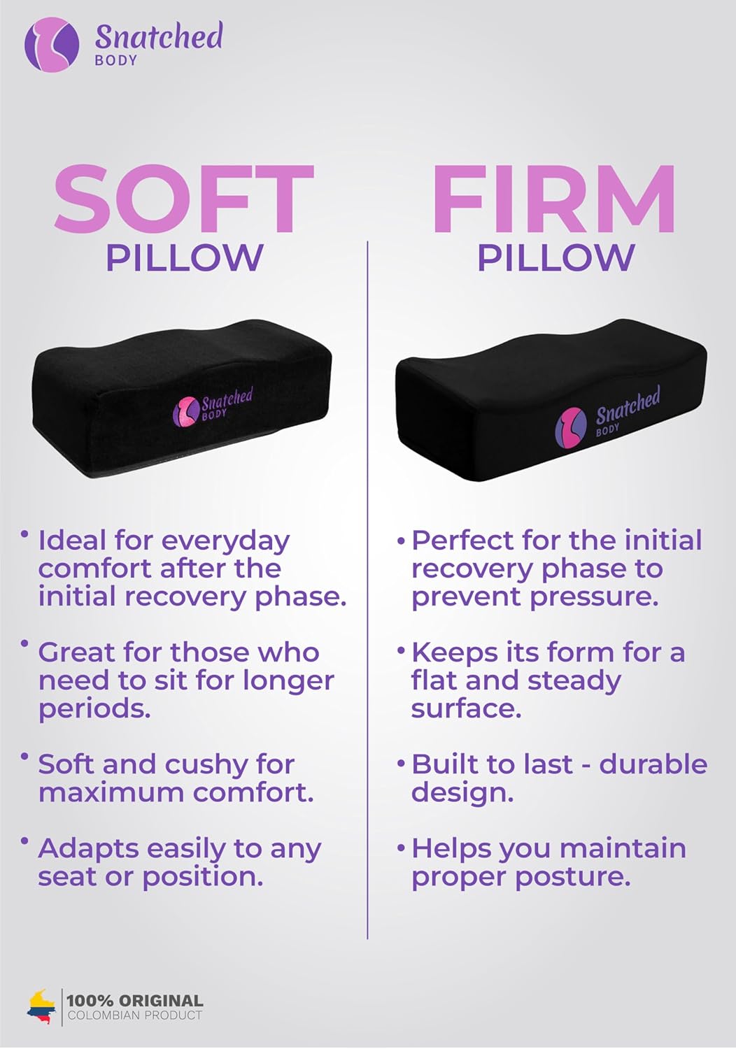 Support Post Surgery Soft BBL Booty Pillow after Surgery for Butt Recovery Cushion