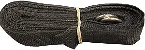 TentandTable 8' Ground Tie Down Strap with D Ring, 2 Pack