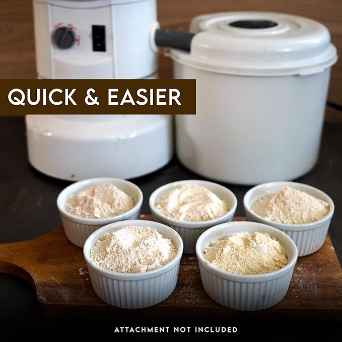 Wondermill Complete Canister Assembly: Upgrade Your WonderMill with Complete Canister Assembly - Includes Canister, Flour Tube Lid, Cyclo Cup, and Filter