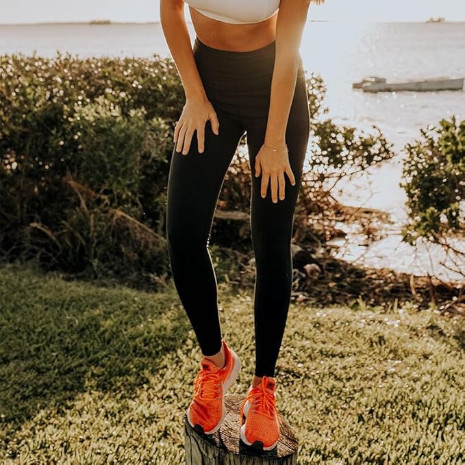 Women's Leggings, High Waist Full Length Soft Yoga Pants for Daily Workout, Women's Invisible Butt Lifting Leggings
