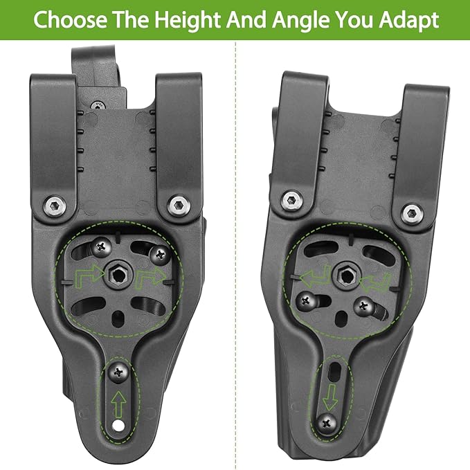 Level II/Level III Retention Duty Holster, Compatible with Glock 17/19/31/32(Gen 1-5), G22/ 23(Gen 1-4), G19X 44 45. Duty Belt Accessories Holster. Law Enforcement Duty Holster. Level Options.