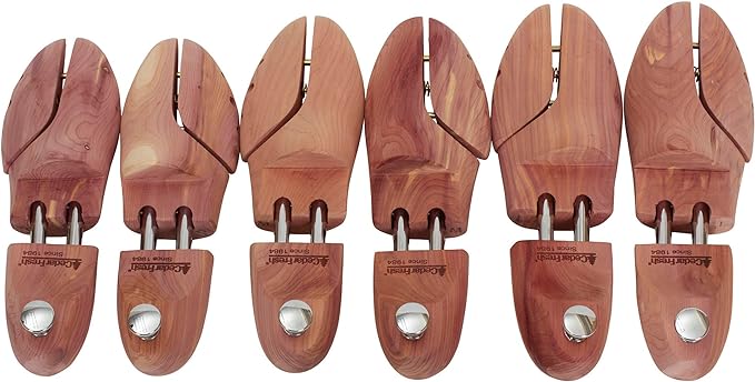Household Essentials 77412-1 CedarFresh Men's Premium Red Cedar Wood Shoe Tree - Med(US)/Small (EU)