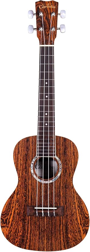 Cordoba, 4 15CB Concert Ukulele-Hand Made with Exotic Bocote Wood With A Well-Rounded Rich Tone & Premium Italian Aquila Strings-For Beginners & Professionals, Right, (COD 99 761 0120)