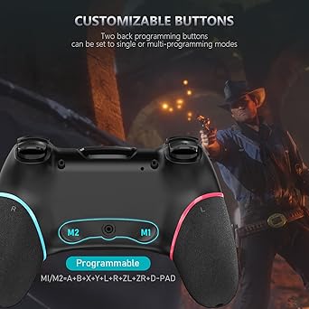 ASTARRY Switch Controller Wireless Switch Pro Controller Compatible with SwitchSwitch LiteSwitch OLED Programmable Remote Gamepad Joystick with Wake-up and Turbo(Upgraded Version)