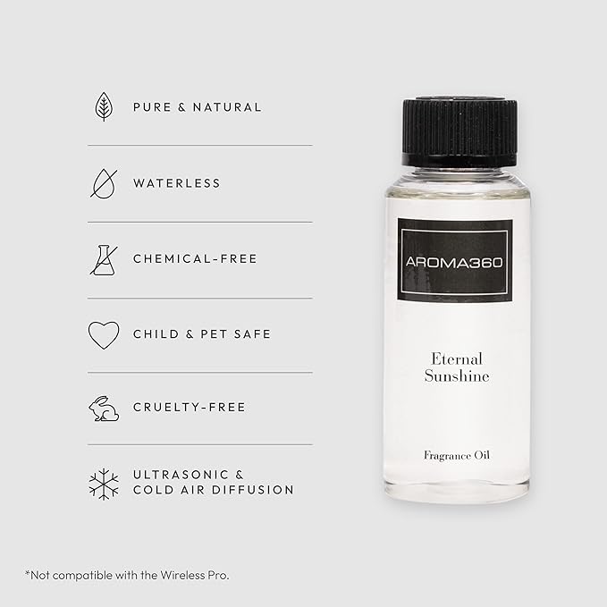 Aroma360 Fragrance Diffuser Oil - Luxury Hotel Inspired - Eternal Sunshine - 120mL