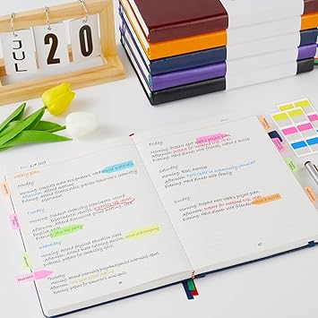 Thick Notebook Journals for Writing, Hardcover College Ruled Notebook Lined Journal for School Office Women and Men Work Organization, B5, 7.1'' X 10'', Burgundy, 320 Pages