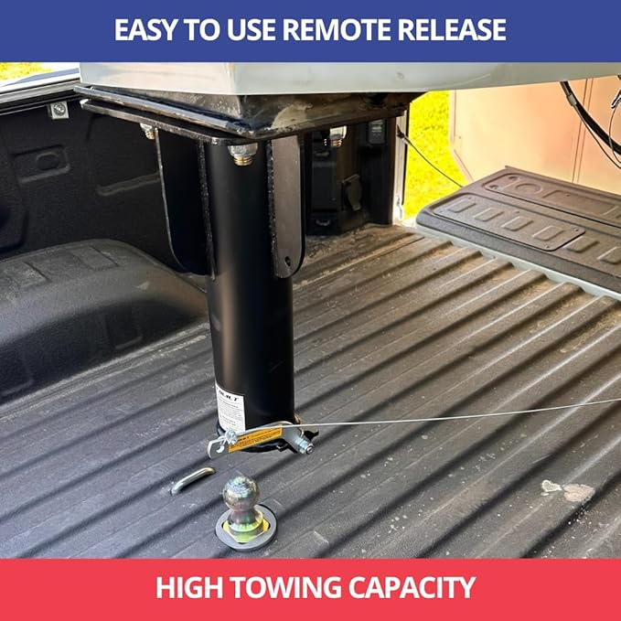 T Built 8" Fifth Wheel to Gooseneck Adapter Hitch